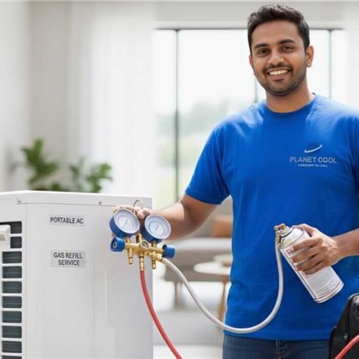 Portable AC Gas Filling Services