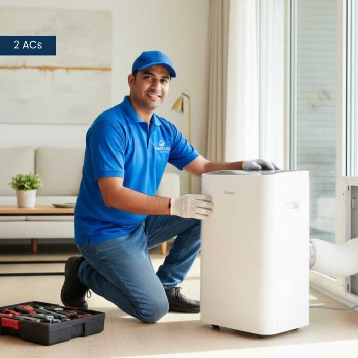 Portable AC Installation (2 AC) Portable AC Installation (2 AC)