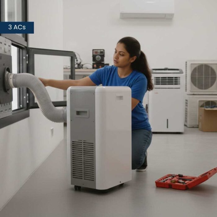 Portable AC Installation (3 AC)