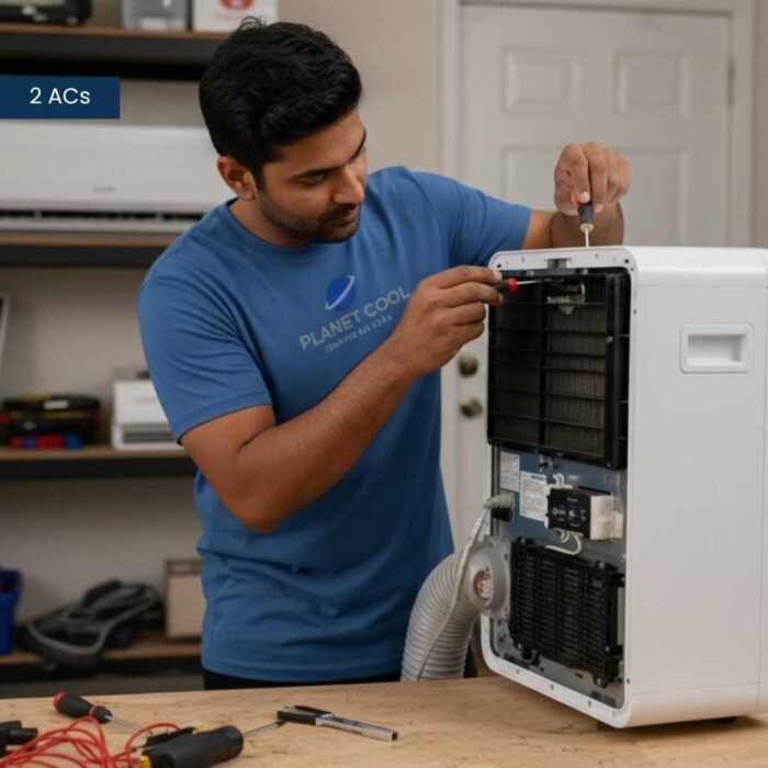 Portable AC Repair Service (2 AC)