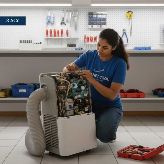 Portable AC Repair Service (3 AC)
