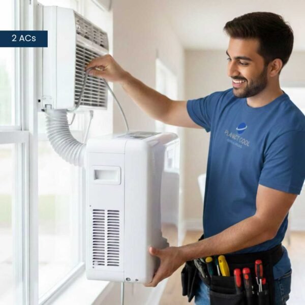 Portable AC Uninstallation (2 AC)