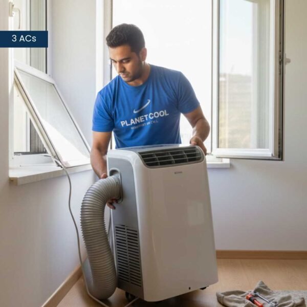 Portable AC Uninstallation (3 AC)